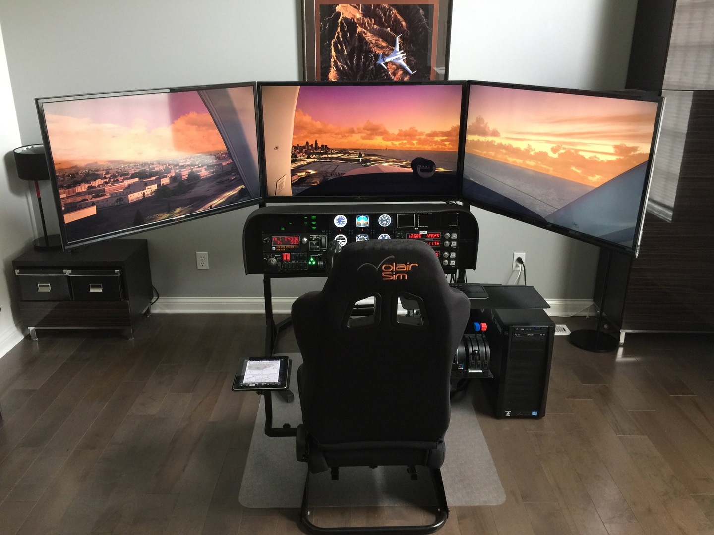 Flight Sims Multiple Monitors Part I Volair Sim